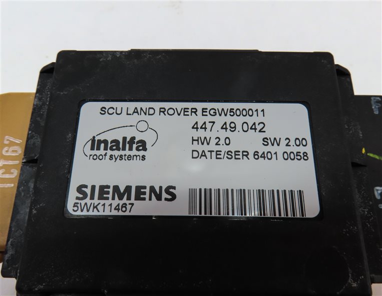 Thumbnail 4: 2006 LAND ROVER LR3 SUNROOF SUN ROOF CONTROL MODULE