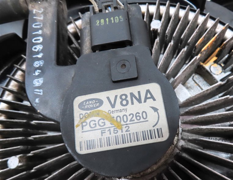 Thumbnail 5: 2005-2009 LR3 RANGE ROVER SPORT (L320 L322) 4.4L RADIATOR COOLING FAN w/ CLUTCH