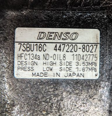 Thumbnail 8: 2001-2006 BMW 325i X3 (E46 E83) A/C AIR CONDITIONING COMPRESSOR PUMP w/ CLUTCH