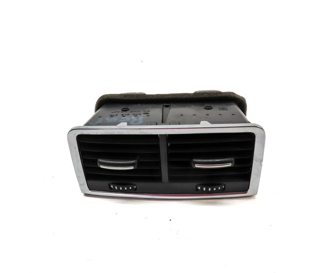 Thumbnail 2: 2007 AUDI Q7 (4HL) REAR CENTER CONSOLE HEAT AIR AC HVAC DUAL VENT (Black)