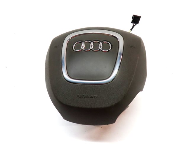 Thumbnail 2: 2007-2010 AUDI Q7 (4L) LEFT FRONT DRIVER STEERING WHEEL AIRBAG AIR BAG (BLACK)