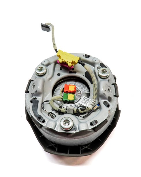 Thumbnail 5: 2007-2010 AUDI Q7 (4L) LEFT FRONT DRIVER STEERING WHEEL AIRBAG AIR BAG (BLACK)