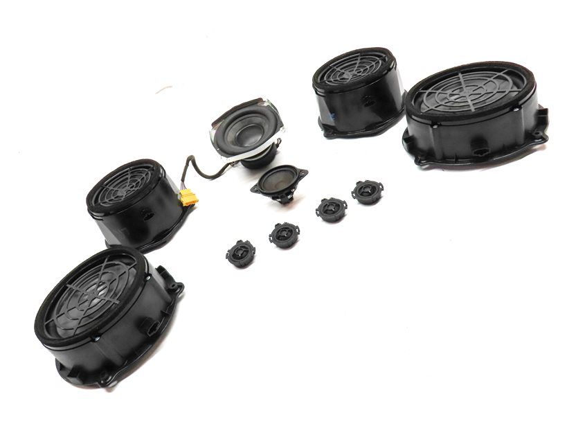 Thumbnail 3: 2007 AUDI Q7 (4HL) BOSE AUDIO RADIO STEREO SOUND SYSTEM SPEAKER TWEETER SET/10