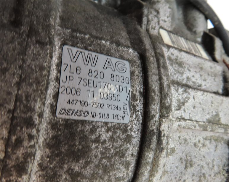 Thumbnail 7: 05-17 VW/AUDI Q7 (4L) TOUAREG 3.2L / 3.6L A/C AIR CONDITIONING COMPRESSOR PUMP