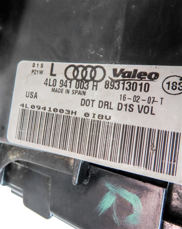 Thumbnail 8: 2007-2009 AUDI Q7 (4L) LEFT FRONT DRIVER HID XENON AFS ADAPTIVE CURVE HEADLIGHT
