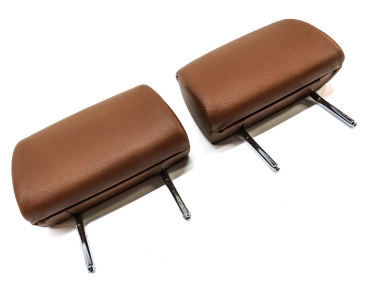 Thumbnail 3: 07-13 BMW 328i 335i E90 E93 REAR LEFT & RIGHT SEAT HEADREST SET/2 (Brown)