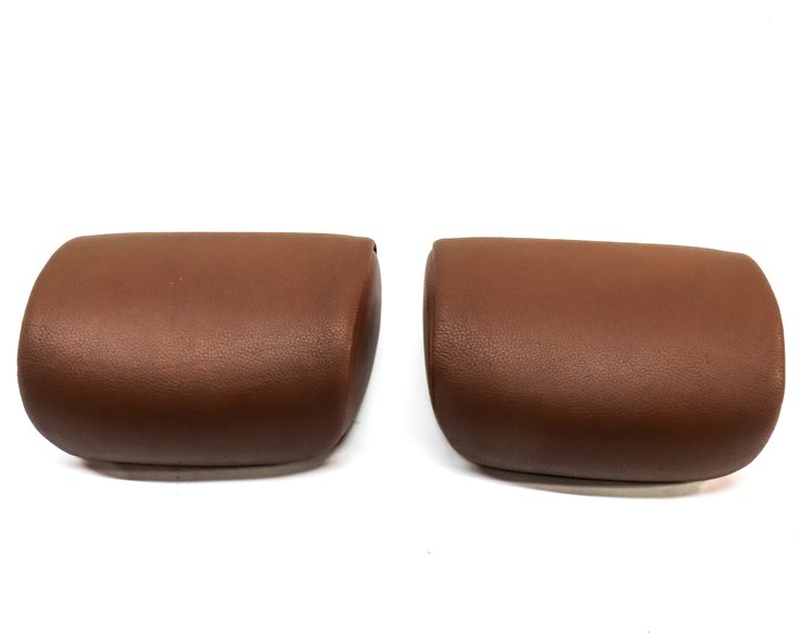 Thumbnail 4: 07-13 BMW 328i 335i E90 E93 REAR LEFT & RIGHT SEAT HEADREST SET/2 (Brown)