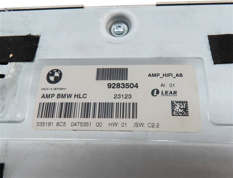 Thumbnail 5: 2011-2013 BMW 3-SERIES (E92 E93) RADIO STEREO HiFi AUDIO AMP AMPLIFIER (LEAR)