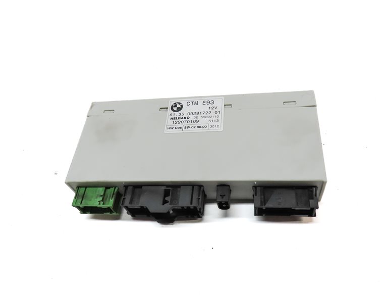 Thumbnail 2: 2007-2013 BMW 328i 335i M3 (E93) CONVERTIBLE TOP FOLDING ROOF CONTROL MODULE CTM