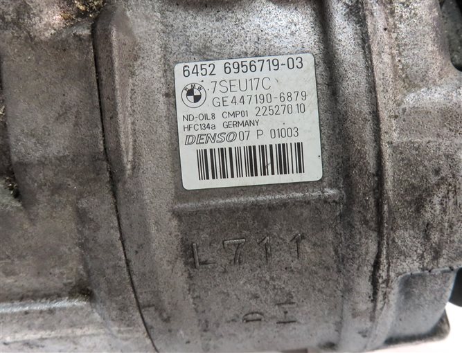 Thumbnail 7: 07-16 BMW 135i 335i X1 Z4 (E87 E90 E84 E89) 3.0L N54 N55 A/C COMPRESSOR PUMP
