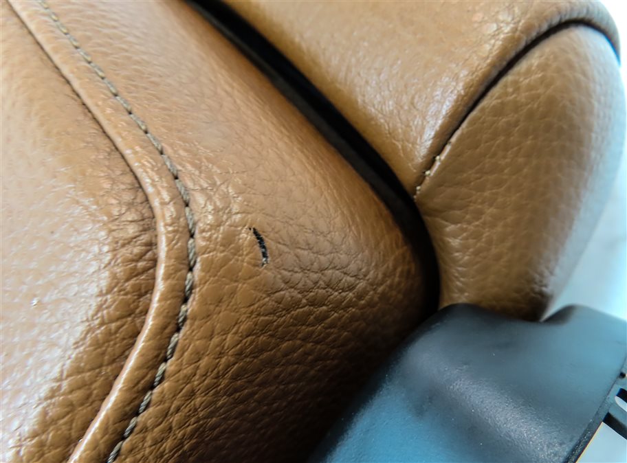 Thumbnail 7: 09-13 BMW 328i 335i E90 CONVERTIBLE FRONT RIGHT SEAT HEADREST (Brown)