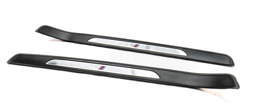 2013 BMW 335I CONVERTIBLE (E93) LEFT & RIGHT M SPORT DOOR SILL SCUFF TRIM SET/2