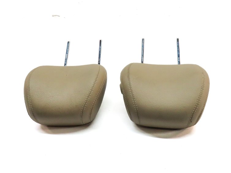 Thumbnail 4: 14-19 MERCEDES GL GLS ML CLASS W166 X166 FRONT LEFT & RIGHT HEADREST SET (Beige)