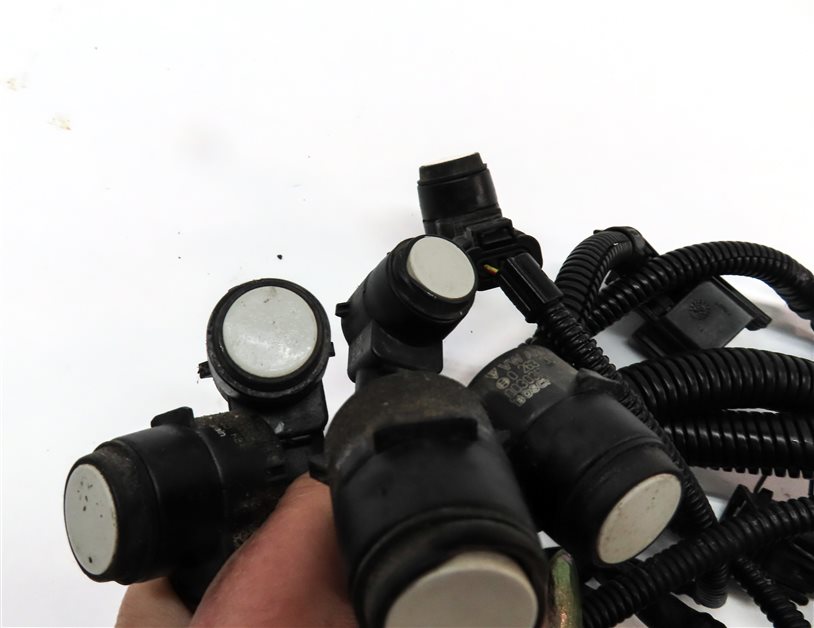Thumbnail 4: 08 PORSCHE CAYENNE 955 FRONT PARK ASSIST PDC DISTANCE CONTROL SENSOR SET(White)