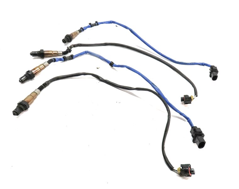 Thumbnail 1: 08 PORSCHE CAYENNE 955 4.8L TURBO (M48.51) ENGINE OXYGEN LAMBDA PROBE SENSOR SET