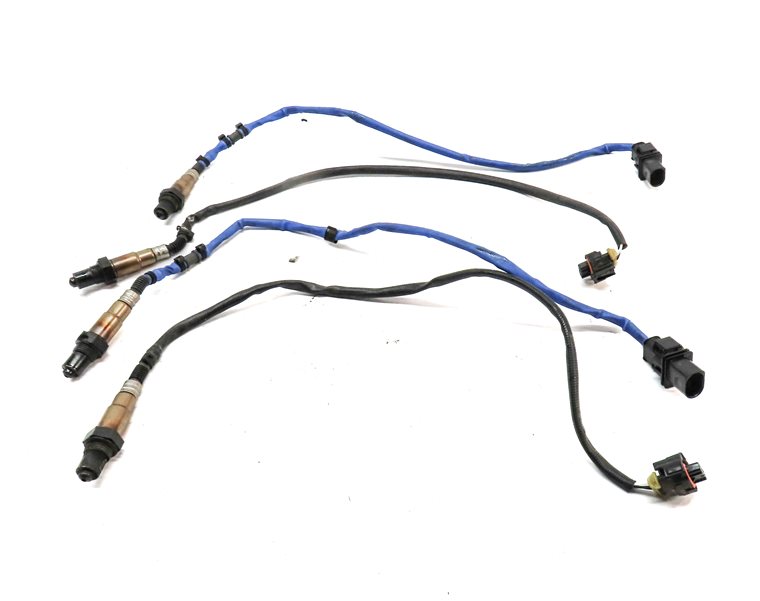 Thumbnail 2: 08 PORSCHE CAYENNE 955 4.8L TURBO (M48.51) ENGINE OXYGEN LAMBDA PROBE SENSOR SET