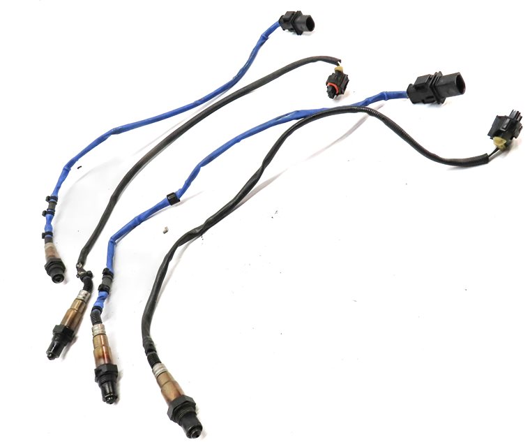 Thumbnail 3: 08 PORSCHE CAYENNE 955 4.8L TURBO (M48.51) ENGINE OXYGEN LAMBDA PROBE SENSOR SET