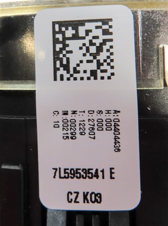 Thumbnail 7: 2006-2010 PORSCHE CAYENNE (955 957) BLINKER WIPER CRUISE COMBINATION SWITCH