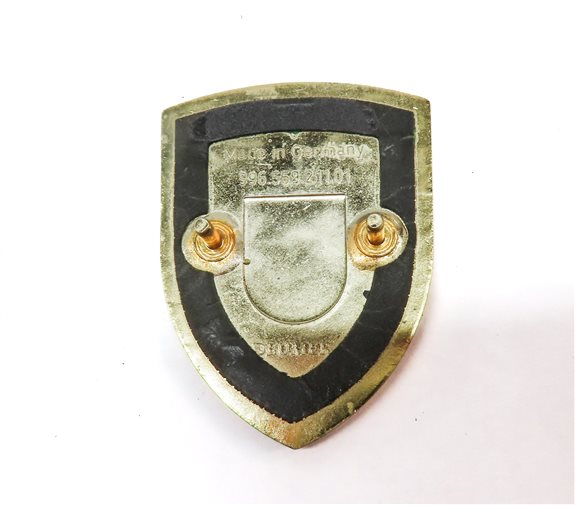 Thumbnail 5: 2008 PORSCHE CAYENNE (955) FRONT HOOD BONNET LID METAL LOGO EMBLEM BADGE