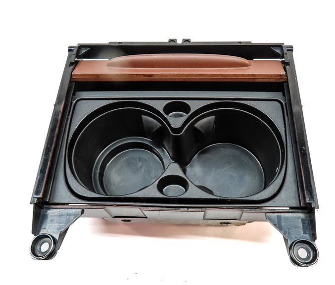Thumbnail 6: 2008 PORSCHE CAYENNE (955) FRONT CENTER CONSOLE CUPHOLDER ASSEMBLY (CHESTNUT)