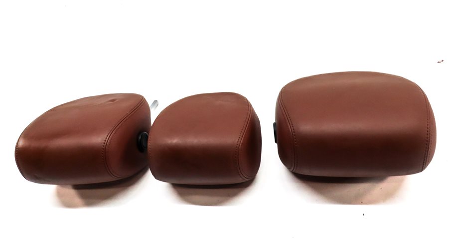 Thumbnail 4: 2008 PORSCHE CAYENNE (955) REAR LEFT CENTER RIGHT SEAT HEADREST SET/3 (Chestnut)