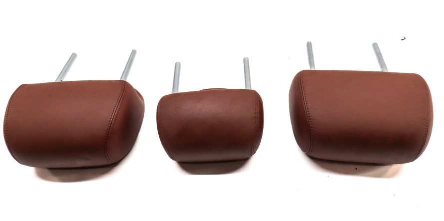 Thumbnail 5: 2008 PORSCHE CAYENNE (955) REAR LEFT CENTER RIGHT SEAT HEADREST SET/3 (Chestnut)