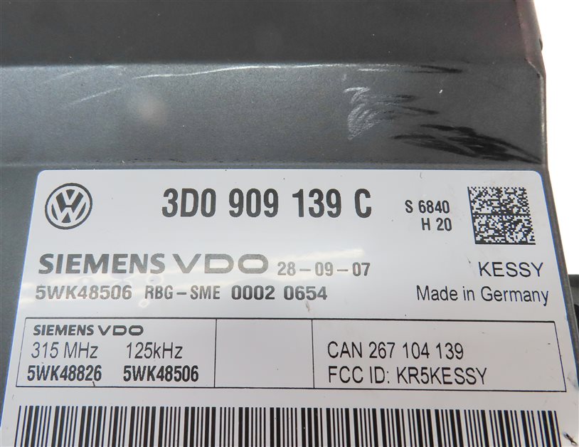 Thumbnail 16: 08 PORSCHE CAYENNE (957) 4.8L TURBO ENGINE ECM IMMOBILIZER KESSY MODULE KEY SET