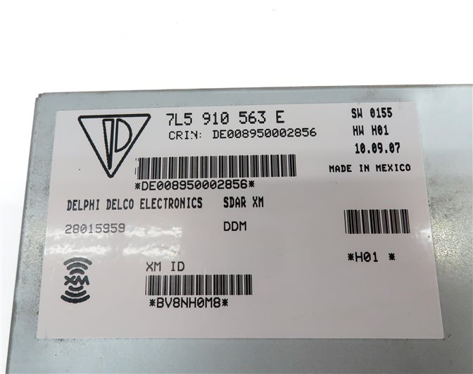 Thumbnail 5: 2005-2010 PORSCHE CAYENNE (955 957) XM SATELLITE RADIO RECEIVER MODULE