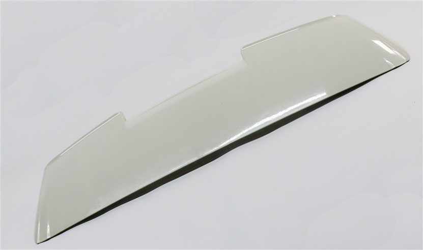 Thumbnail 3: 2005-2010 PORSCHE CAYENNE (955 957) REAR HATCH TRUNK SPOILER WING COVER (White)