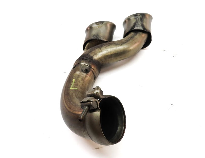 Thumbnail 5: 08-10 PORSCHE CAYENNE 957 REAR MUFFLER EXHAUST HOSE PIPE TIP SET/2