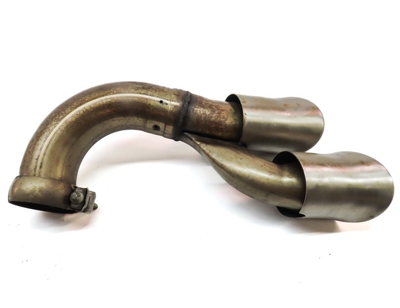 Thumbnail 6: 08-10 PORSCHE CAYENNE 957 REAR MUFFLER EXHAUST HOSE PIPE TIP SET/2