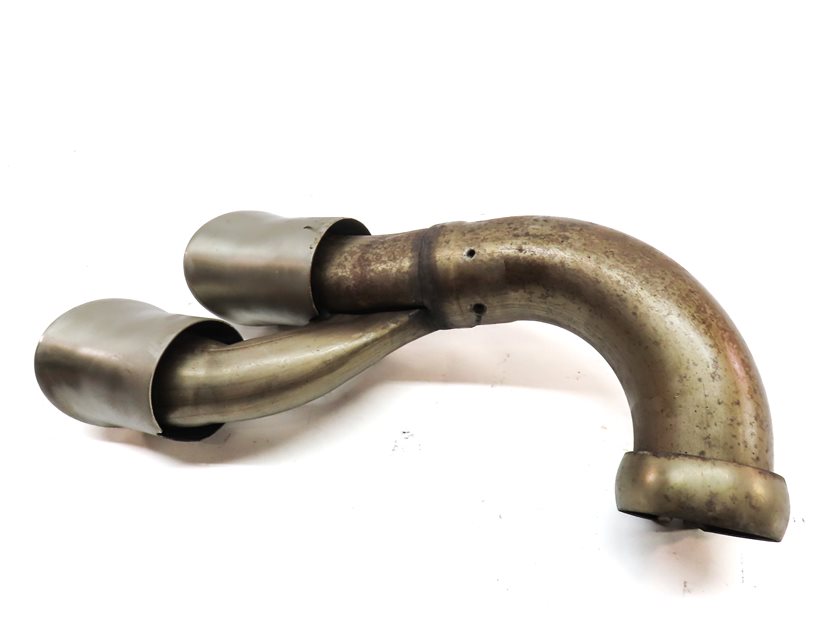Thumbnail 7: 08-10 PORSCHE CAYENNE 957 REAR MUFFLER EXHAUST HOSE PIPE TIP SET/2