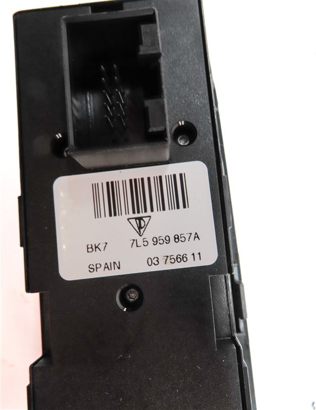 Thumbnail 6: 03-10 PORSCHE CAYENNE 955 957 LEFT FRONT DRIVER DOOR WINDOW SWITCH (BLACK)