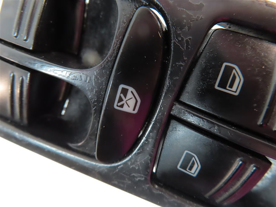 Thumbnail 8: 03-10 PORSCHE CAYENNE 955 957 LEFT FRONT DRIVER DOOR WINDOW SWITCH (BLACK)