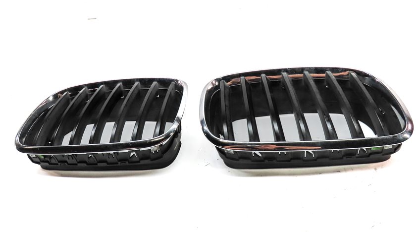 Thumbnail 2: 07-14 BMW X5 X6 X5M X6M ///M E70 E71 FRONT LEFT RIGHT GRILLE AIR VENT SET BLACK