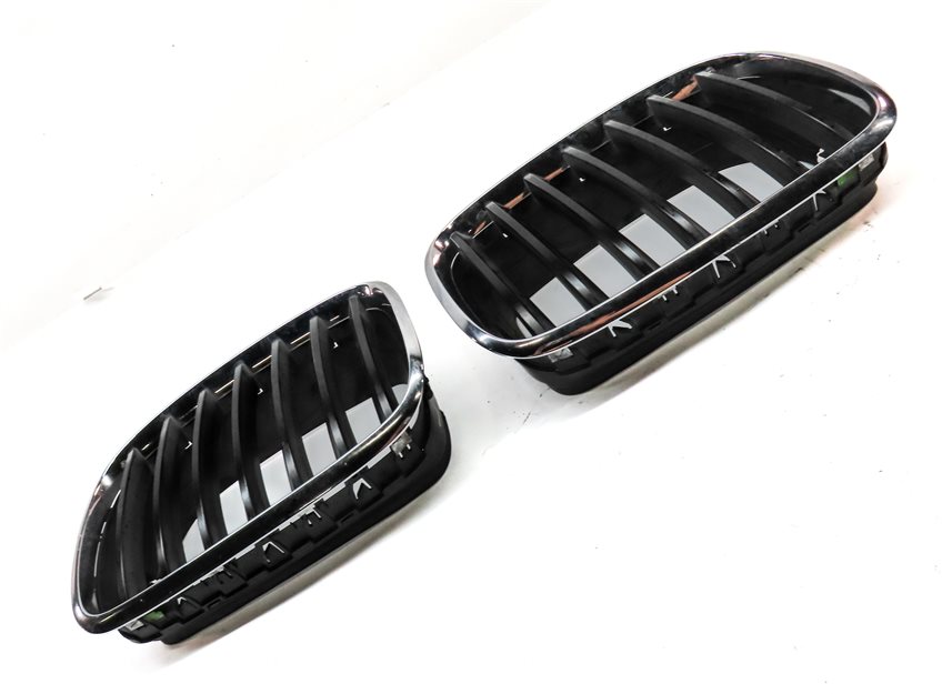 Thumbnail 3: 07-14 BMW X5 X6 X5M X6M ///M E70 E71 FRONT LEFT RIGHT GRILLE AIR VENT SET BLACK