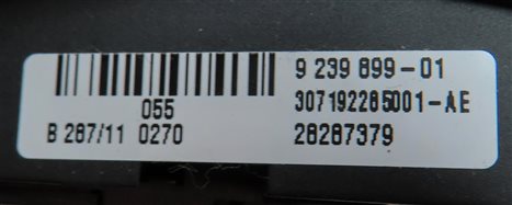 Thumbnail 6: 2012 BMW X5 (E70) DRIVER STEERING WHEEL MEDIA PHONE OPTION SELECT BUTTON SET/2
