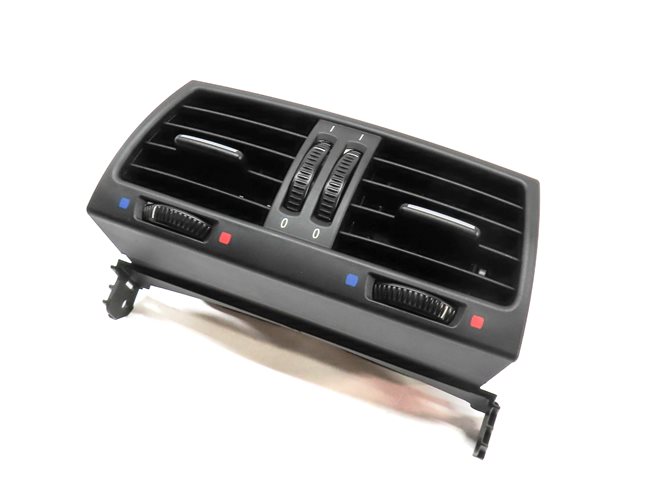 2012 BMW X5 (E70) REAR CENTER CONSOLE HEAT AIR AC HVAC DUAL VENT (Black)