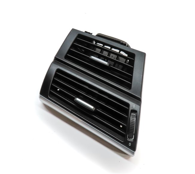 2012 BMW X5 (E70) FRONT LEFT DRIVER DASH HEAT AIR AC HVAC VENT (Black)