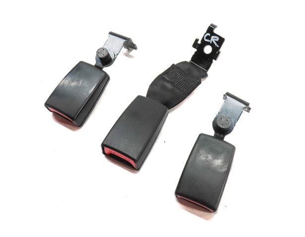 2012 BMW X5 (E70) REAR 2ND ROW LEFT CENTER RIGHT SEATBELT BUCKLE RECIEVER SET/3