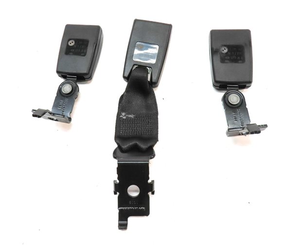 Thumbnail 4: 2012 BMW X5 (E70) REAR 2ND ROW LEFT CENTER RIGHT SEATBELT BUCKLE RECIEVER SET/3