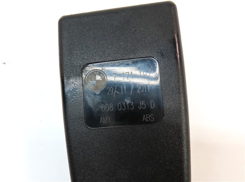 Thumbnail 5: 2012 BMW X5 (E70) REAR 2ND ROW LEFT CENTER RIGHT SEATBELT BUCKLE RECIEVER SET/3