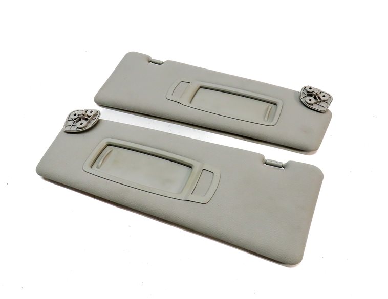 07-13 BMW X5 X5M (E70) FRONT LEFT & RIGHT SUN VISOR SUNVISOR SHADE SET 2 (Gray)