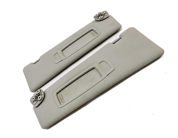 Thumbnail 3: 07-13 BMW X5 X5M (E70) FRONT LEFT & RIGHT SUN VISOR SUNVISOR SHADE SET 2 (Gray)