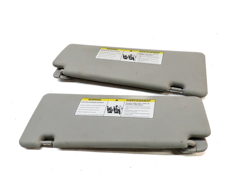 Thumbnail 5: 07-13 BMW X5 X5M (E70) FRONT LEFT & RIGHT SUN VISOR SUNVISOR SHADE SET 2 (Gray)