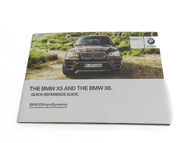 Thumbnail 4: 2012 BMW X5 (E70) 3.0L (N55) ENGINE OWNERS MANUAL BOOKLET SET/5 w/ CASE