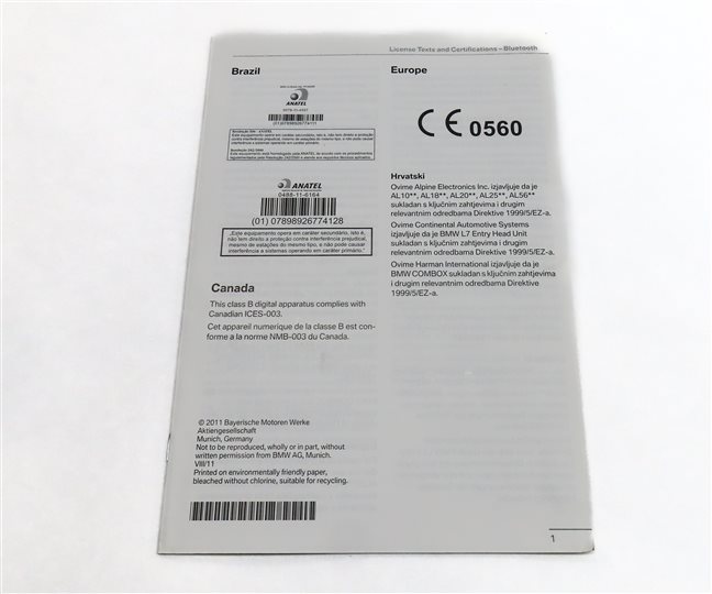 Thumbnail 5: 2012 BMW X5 (E70) 3.0L (N55) ENGINE OWNERS MANUAL BOOKLET SET/5 w/ CASE