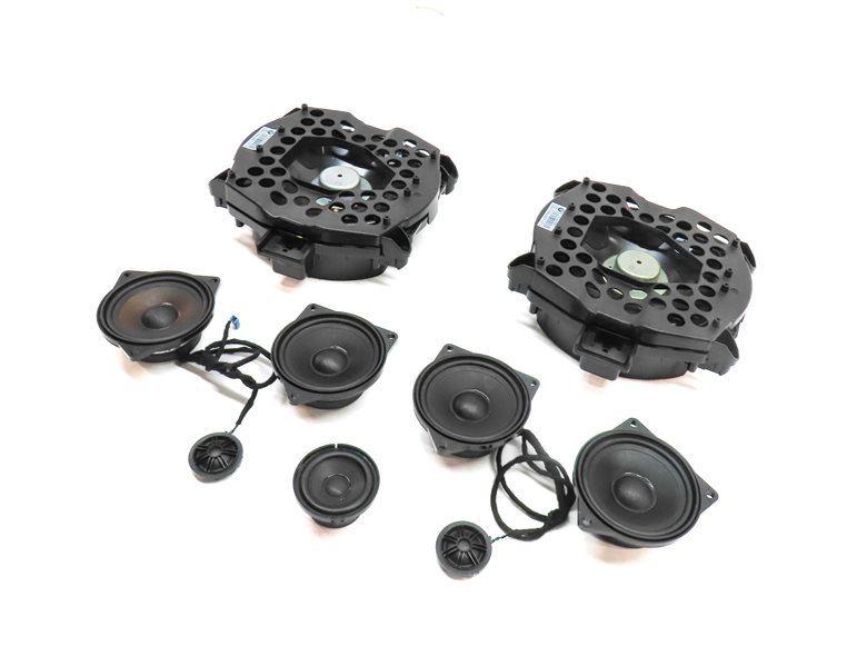 2012 BMW X5 (E70) STEREO AUDIO SOUND SYSTEM SUBWOOFER SPEAKER TWEETER SET/8
