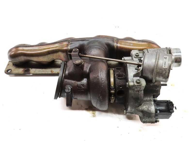 Thumbnail 4: 2011-2014 BMW X5 X6 (E70 E71) 3.0L N55 TURBO ENGINE TURBOCHARGER w/ MANIFOLD