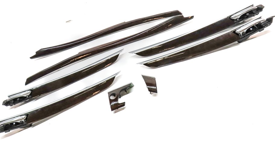 Thumbnail 3: 12 BMW X5 (E70) INTERIOR DASH FRONT/REAR DOOR CENTER CONSOLE TRIM SET/8 (Bamboo)